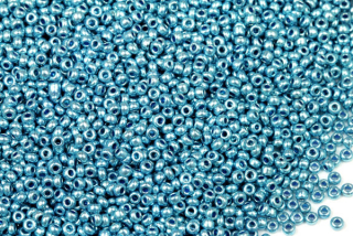 PRECIOSA rokajl 11/0 (2,0 - 2,2 mm) RH, bal. 50 g - metalická modrá
