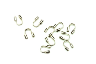 Koncovka podkova 5x4 mm, nerezová ocel AISI 304, 20 ks